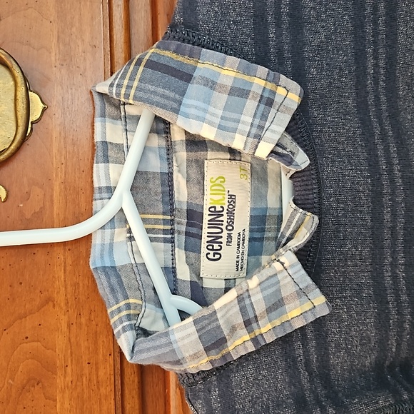 Dark Blue Striped Sweater - Picture 4 of 7